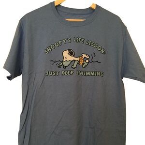Snoopy Swimming Tshirt Men’s Size Small